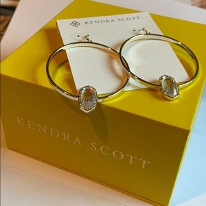 Kendra Scott Gold Elora hoop earrings